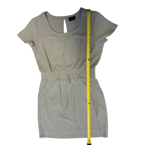 32 Degrees Cool Gray Round Neck Elastic Waist Dress Small NWOT - Picture 3 of 4